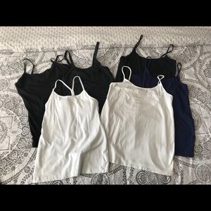 6 total maternity tank tops! 2 are nursing tanks